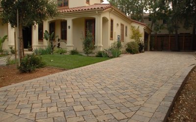Paver & Concrete Driveway