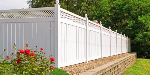 New Vinyl Privacy Fence
