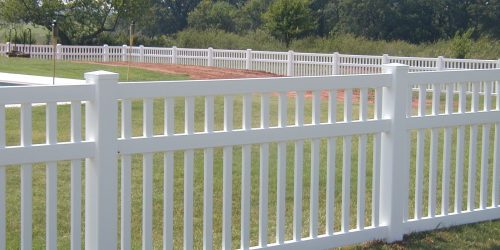 New Vinyl Privacy Fence